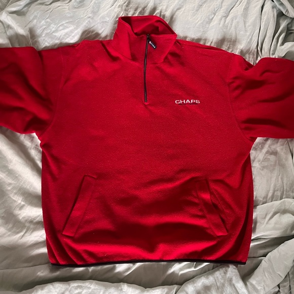 Vintage Chaps Ralph Lauren Fleece XL - Picture 2 of 6